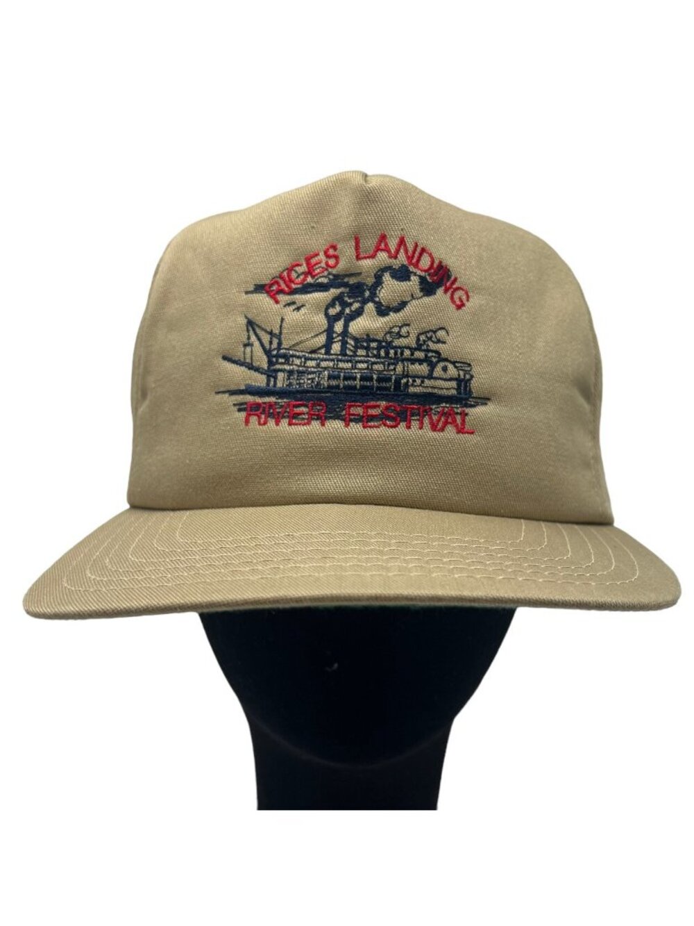 Rices Landing River Festival PA Pennsylvania Vintage Embroidered Snapback Hat